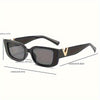 Unisex Oversized Square Glasses – Trendy Full-Rim Eyewear