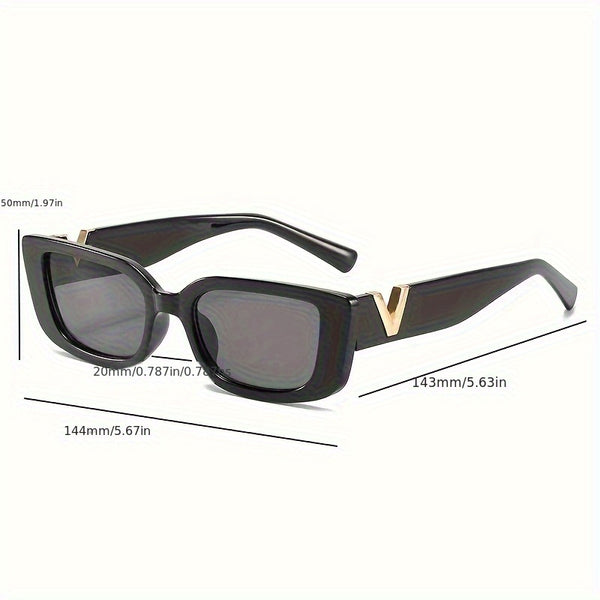 Unisex Oversized Square Glasses – Trendy Full-Rim Eyewear