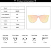 Mirror Rimless Square Sunglasses - SunglassesMart