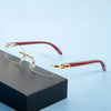Rimless Metal Eyeglasses - SunglassesMart