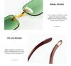 Rimless Metal Eyeglasses - SunglassesMart
