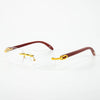 Rimless Metal Eyeglasses - SunglassesMart