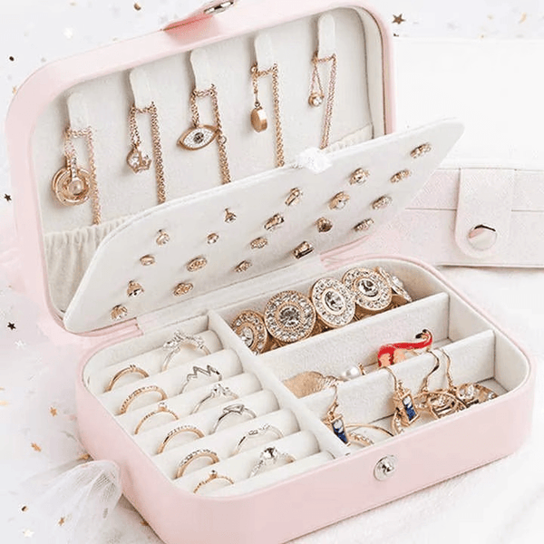 Travel Jewelry Case – Mini Portable Jewelry Organizer Box | SUNGLASSES MART - SunglassesMart