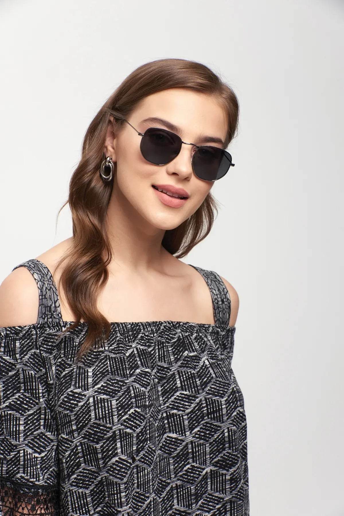 Fashion Geometric Sunglasses - SunglassesMart