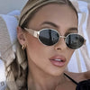 Must-Have Stylish Oval Glasses Vintage Metal Frame Elegance - SunglassesMart