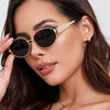 Must-Have Stylish Oval Glasses Vintage Metal Frame Elegance - SunglassesMart