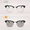 Semi Rimless Day Night Photochromic Eyeglasses - SunglassesMart