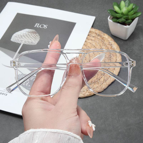Unisex Rectangular Antiblue Clear Lens Eyeglasses - SunglassesMart