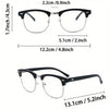 Semi Rimless Day Night Photochromic Eyeglasses - SunglassesMart