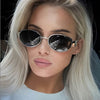 Must-Have Stylish Oval Glasses Vintage Metal Frame Elegance - SunglassesMart