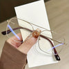 Stylish Square Frame Glasses Unisex Anti-Blue Light Spectacles - SunglassesMart