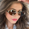 Must-Have Stylish Oval Glasses Vintage Metal Frame Elegance - SunglassesMart