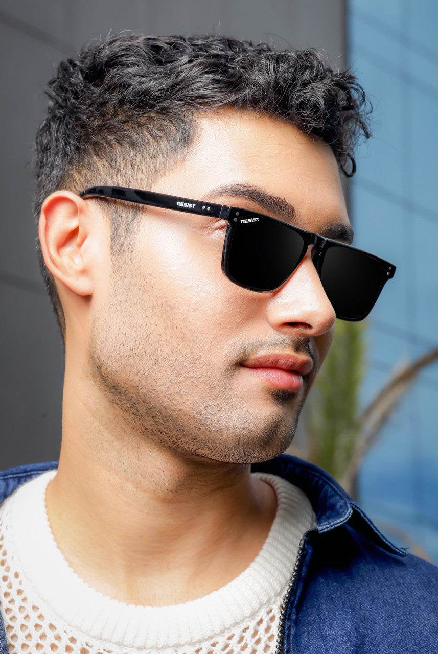 Classic Square Biking Driving Eye Protection Sunglasses (55 mm) - SunglassesMart