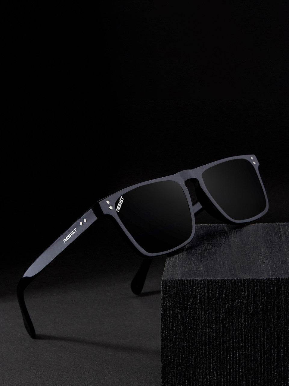 Classic Square Biking Driving Eye Protection Sunglasses (55 mm) - SunglassesMart