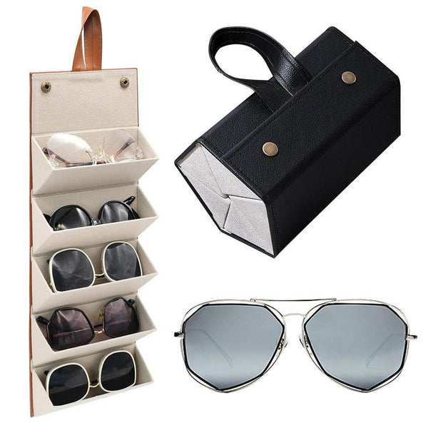 SUNGLASSES MART Portable Eyeglass Organizer Sunglasses Storage Box - SunglassesMart