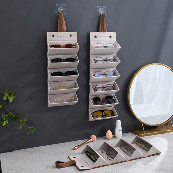 SUNGLASSES MART Portable Eyeglass Organizer Sunglasses Storage Box - SunglassesMart