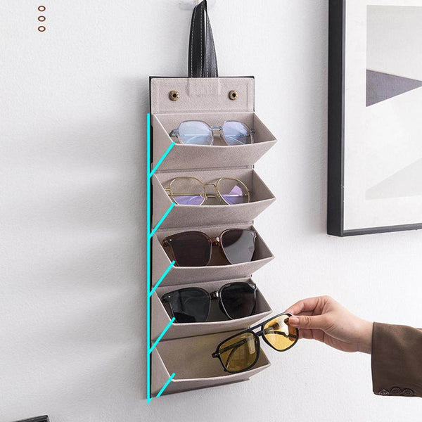 SUNGLASSES MART Portable Eyeglass Organizer Sunglasses Storage Box - SunglassesMart