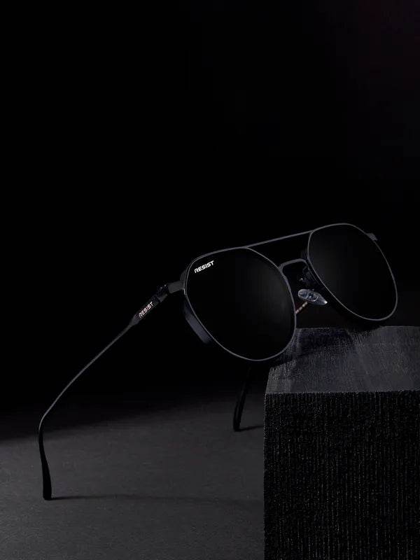 Stevan Black Oval Glasses - SunglassesMart