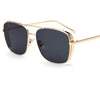 Stylish Celebrity Square Metal Sunglasses - SunglassesMart