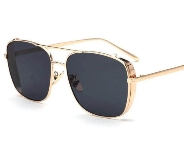 Stylish Celebrity Square Metal Sunglasses - SunglassesMart