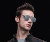 Stylish Celebrity Square Metal Sunglasses - SunglassesMart
