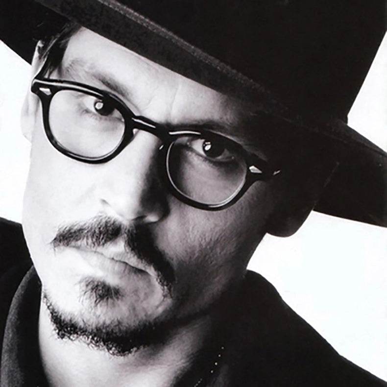 Depp Inspired Style Glasses Eyeglasses - SunglassesMart