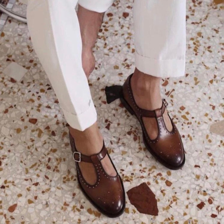 Buy New Jack Marc Brown Peshawari Sandal For Men
