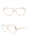 Stylish Celebrity Square Metal Sunglasses - SunglassesMart