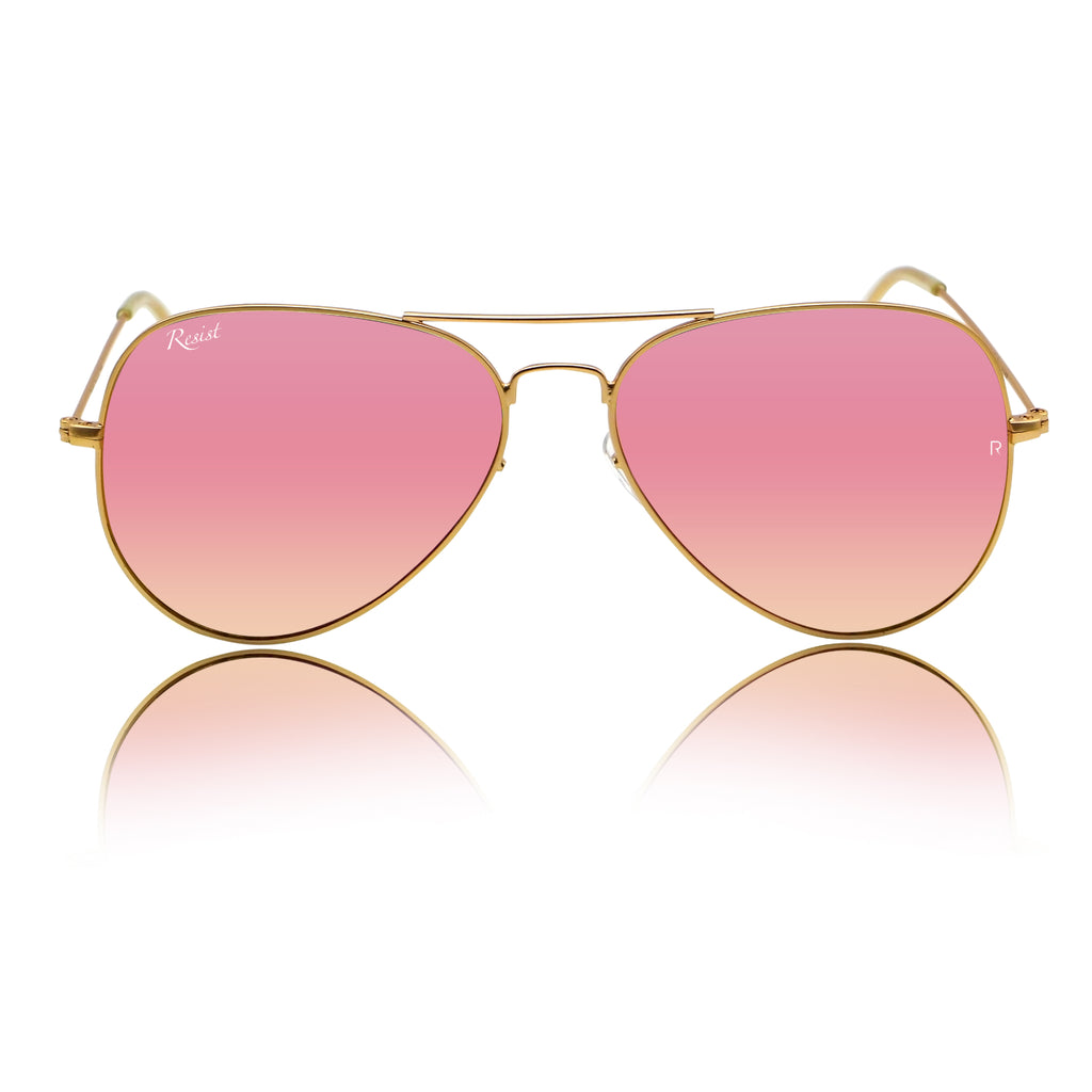 Jack Phillip Pilot Pink Sunglasses