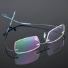 Rimless Titanium Glasses Frames Flexible Optical Frame - SunglassesMart