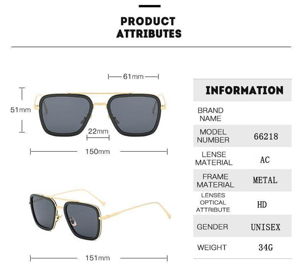 Tony Stark Avengers End Game Sunglasses - SunglassesMart