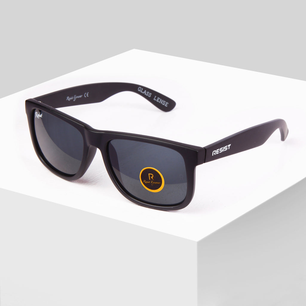 Buy Designer Oversize Square Black wayfarer Sunglasses For Men-SunglassesMart