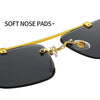 Rimless Ravio Cheetah Sunglasses - SunglassesMart