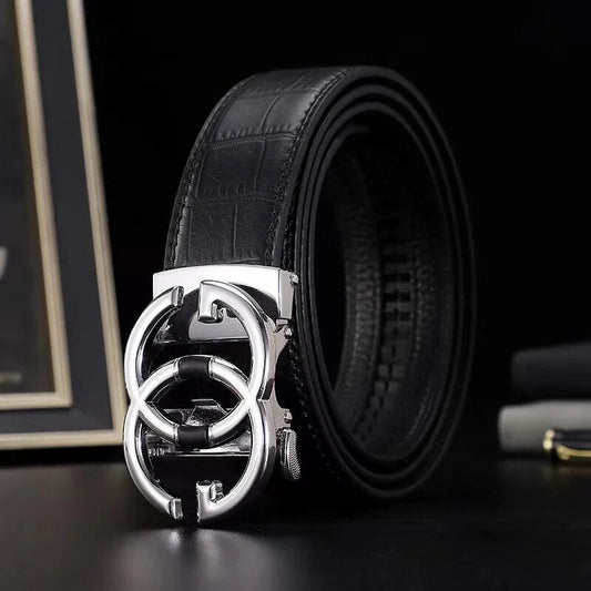 Elevate Your Style Game with the Sunglassesmart Golf Men's Leather Automatic Buckle Belt