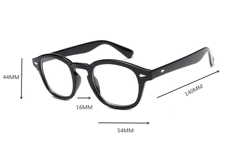 Johnny Depp Style Men Retro Vintage Prescription Glasses