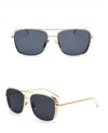 Stylish Celebrity Square Metal Sunglasses - SunglassesMart