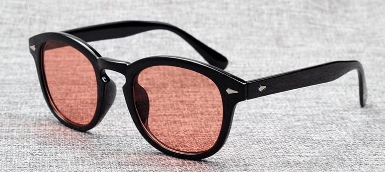 Johnny Depp Oval Sunglasses For Men -Sunglassesmart