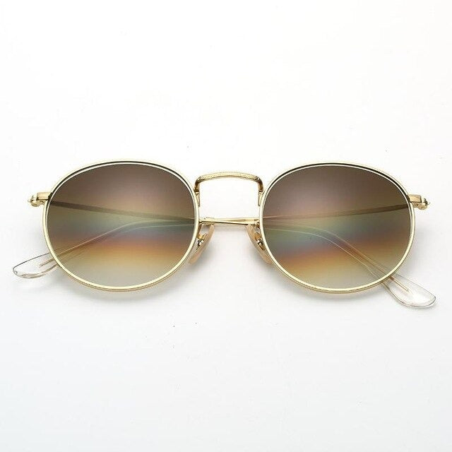 Luxury Steampunk Round Sunglasses