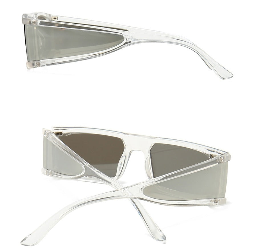 Buy Now Oversized Rectangle Personality Sunglasses Men Women Fashion UV400 Glasses