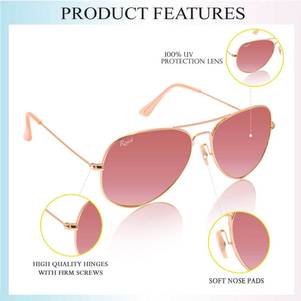 Jack Phillip Pilot Pink Sunglasses - SunglassesMart