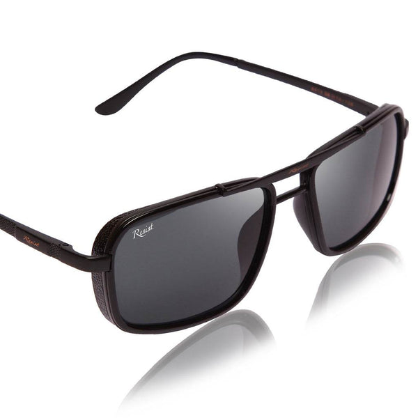 Vintage Black Rectangle Sunglasses - SunglassesMart