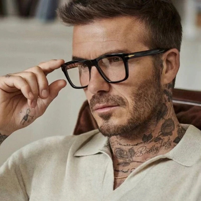 Buy New Eyeglasses With Anti Blue Rays Black Square For Men & Women-SM