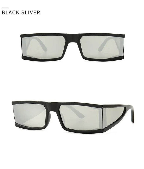 Rectangle Women Fashion Retro Mirror Sunglasses - SunglassesMart