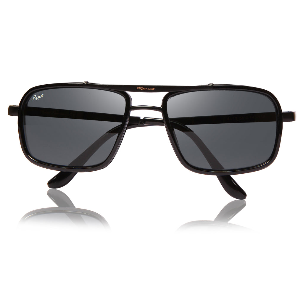 Buy Designer Black Rectangle Sunglasses For Men-SunglassesMart
