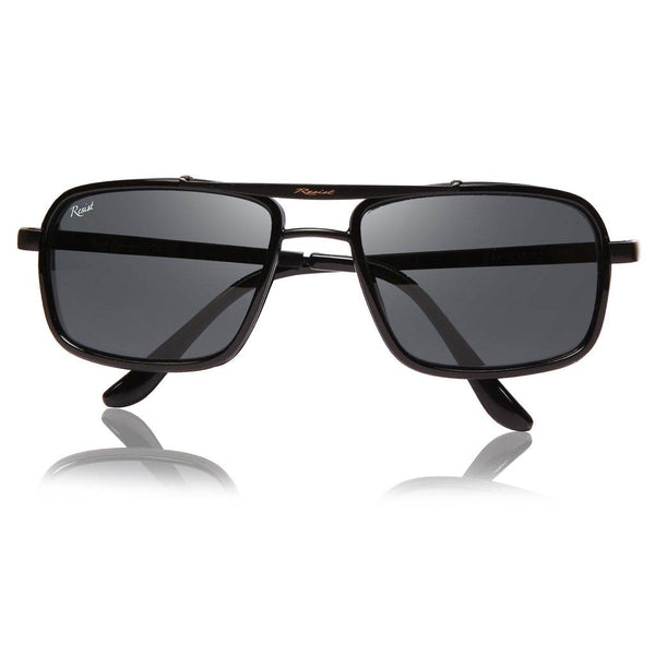 Vintage Black Rectangle Sunglasses - SunglassesMart