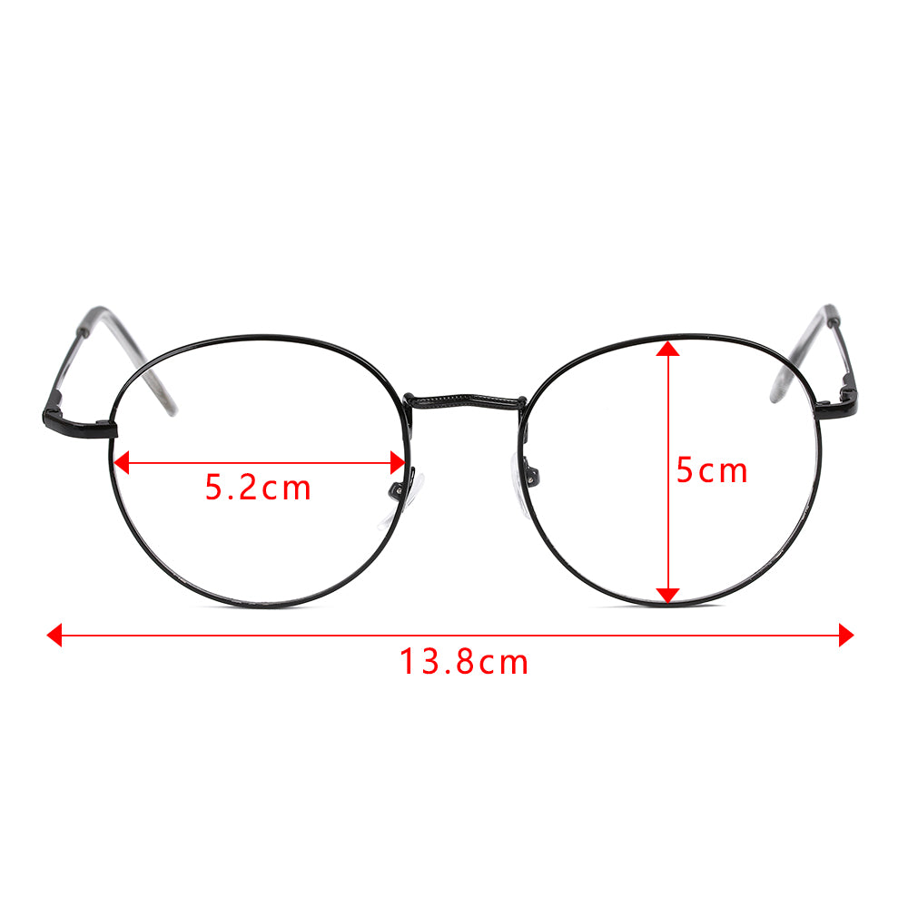 New Fashion Round Metal Eyeglasses