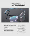 Rimless Titanium Glasses Frames Flexible Optical Frame - SunglassesMart