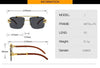 Rimless Ravio Cheetah Sunglasses - SunglassesMart