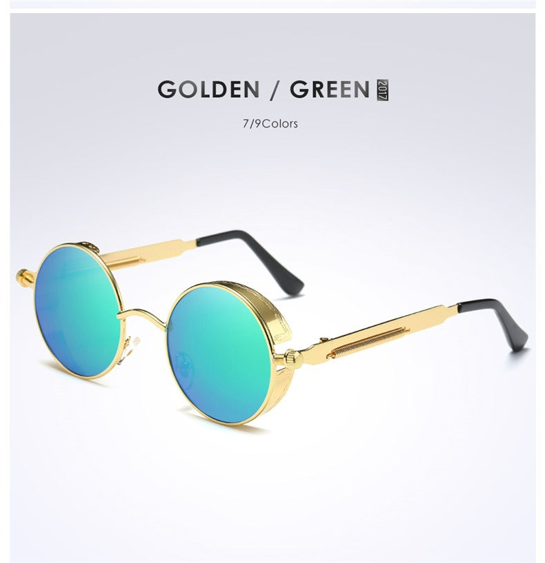 Buy high quality round frame fashion men sunglasses-SunglassesMart