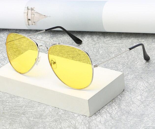 Day Night Yellow Candy Aviator Sunglasses